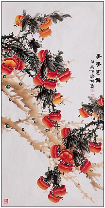 高晓林 （4998）国家一级美术师，江苏省美协会员《事事吉祥》