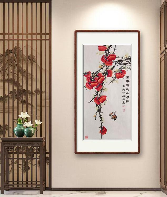 高晓林 （5003）国家一级美术师，江苏省美协会员《万事顺意》