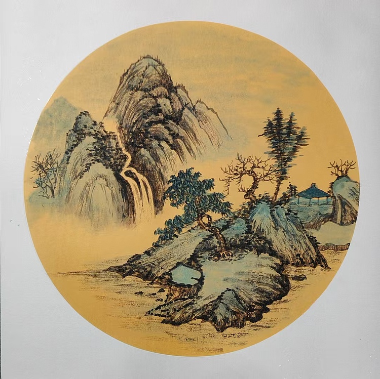 云海松涛 仿古山水四幅
