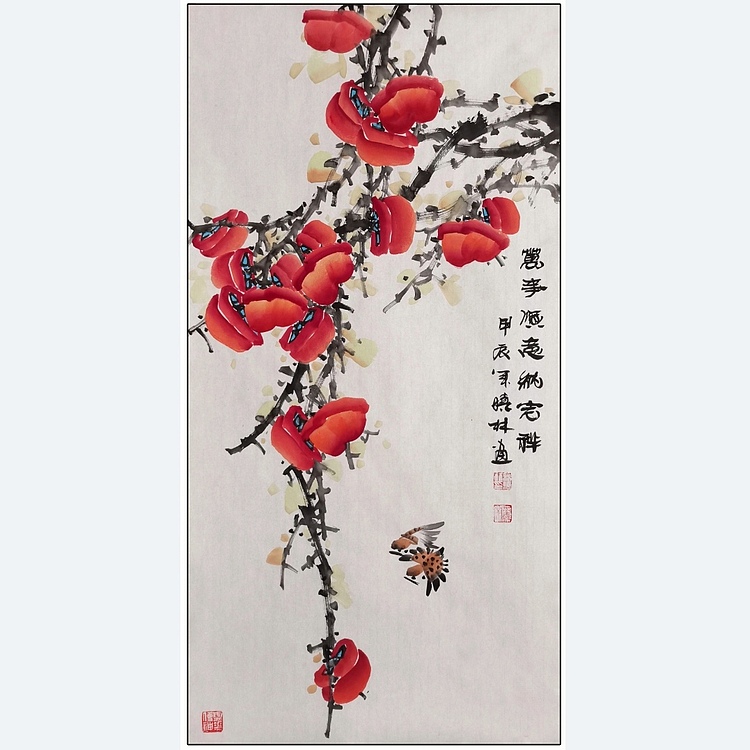 高晓林 （5003）国家一级美术师，江苏省美协会员《万事顺意》