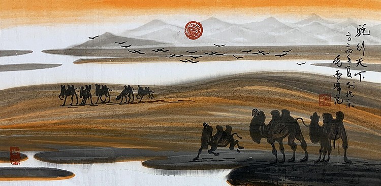 国家一级美术师 毛雪峰 花鸟