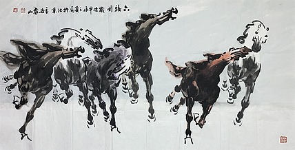 中国美术家协会会员 黎山 花鸟