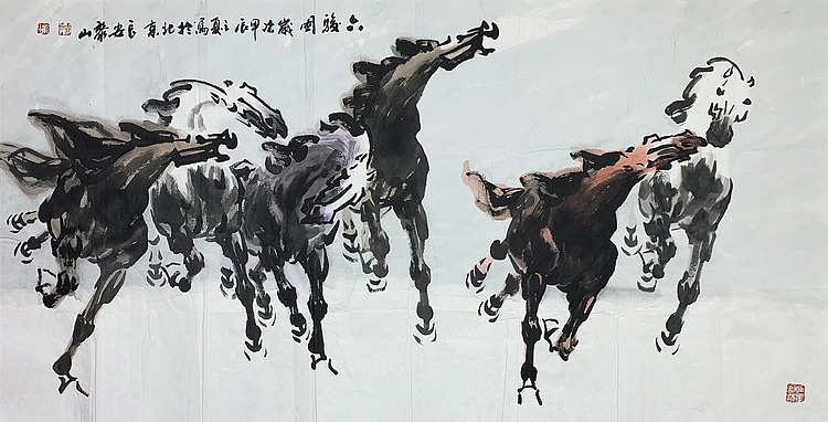 中国美术家协会会员 黎山 花鸟