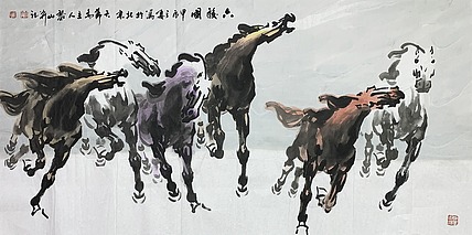中国美术家协会会员 黎山 花鸟