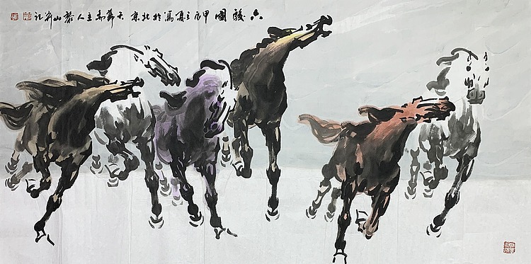 中国美术家协会会员 黎山 花鸟