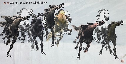中国美术家协会会员 黎山 花鸟