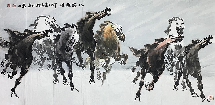 中国美术家协会会员 黎山 花鸟