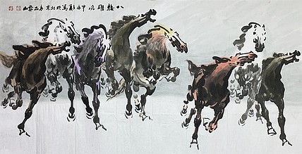 中国美术家协会会员 黎山 花鸟