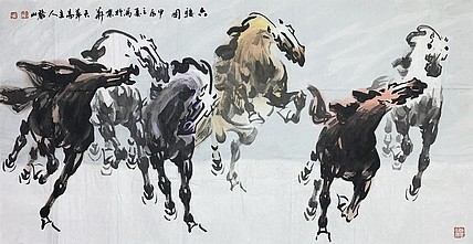 中国美术家协会会员 黎山 花鸟