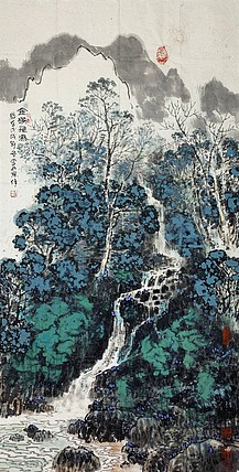 中国美术家协会会员 李西京 山水