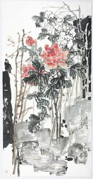 中国美术家协会会员 程建芳 花鸟