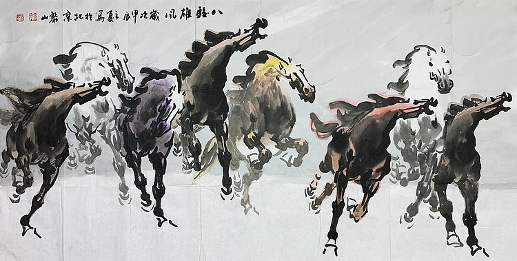 中国美术家协会会员 黎山 花鸟