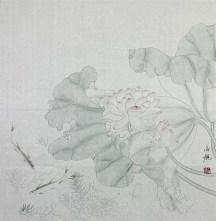 中国美术家协会会员 丁海舰 花鸟
