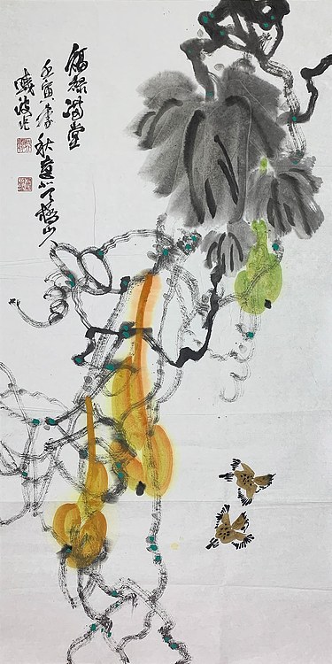中国美术家协会会员 杜晓波 花鸟