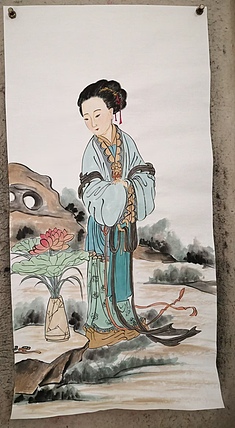 粟承志 仕女图