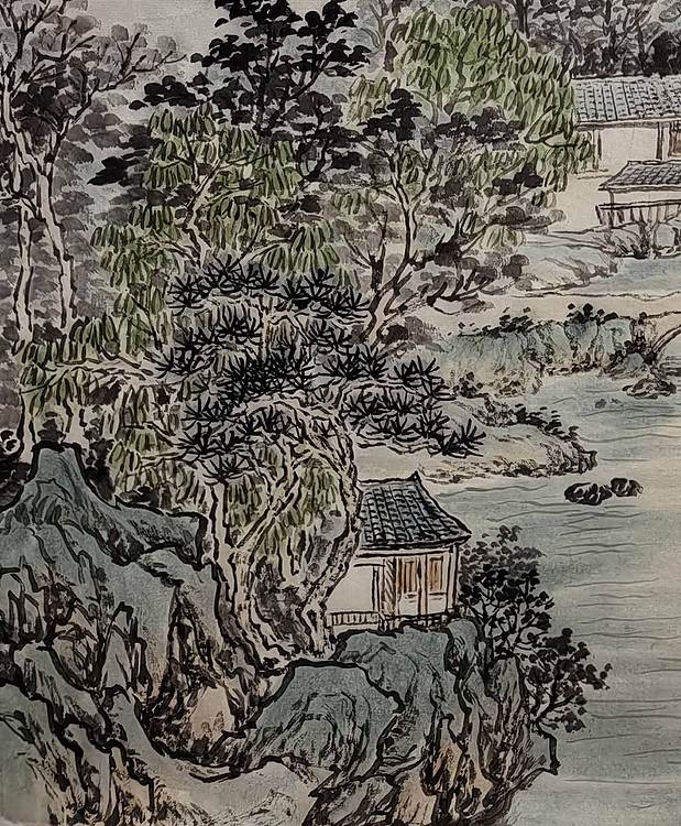周植筠 烟岚
