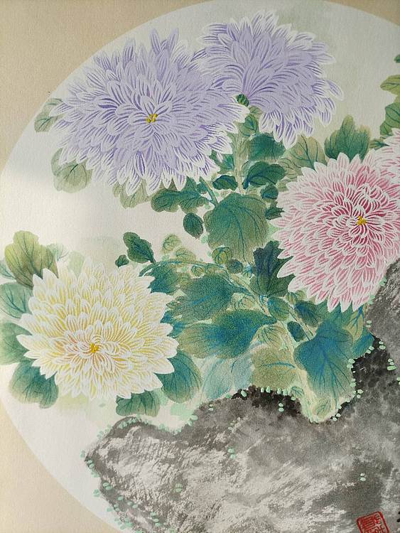 砚沐 菊石傲霜