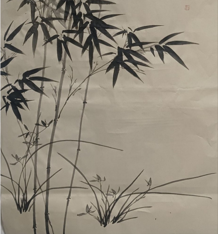 陈墨 陈墨兰竹图1