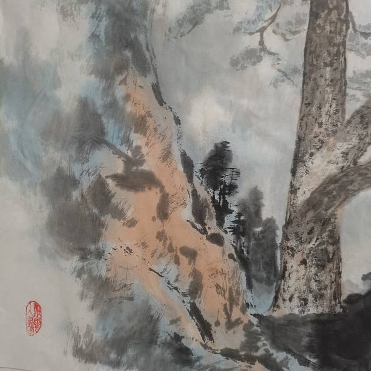 秦广宁 迎客松