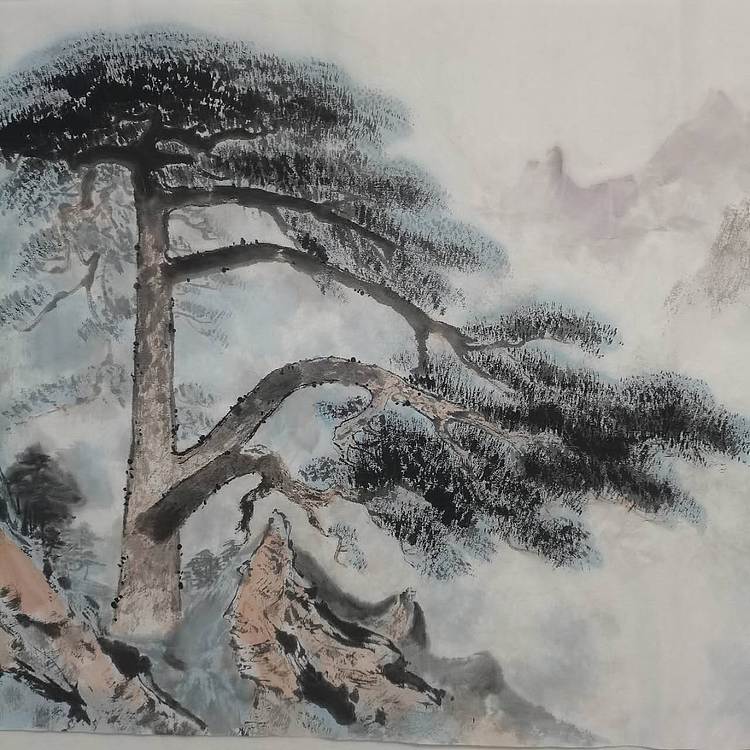 秦广宁 迎客松