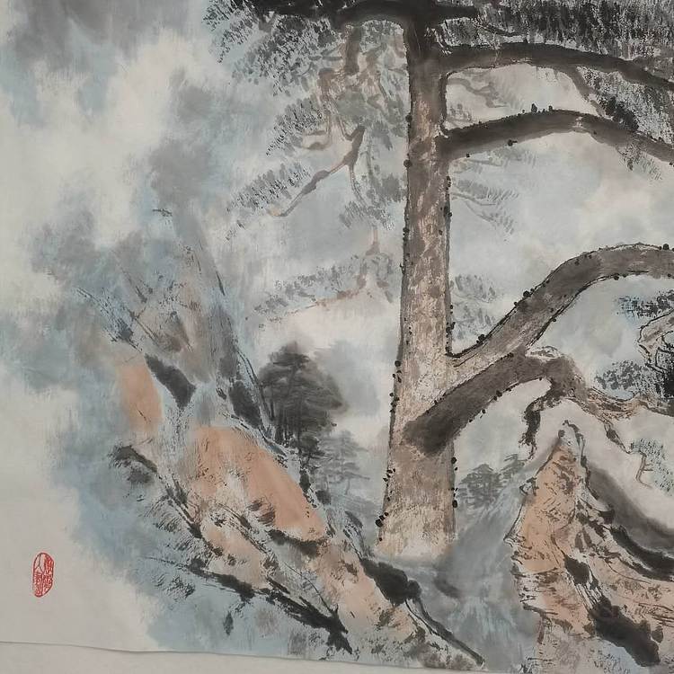 秦广宁 迎客松