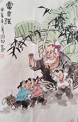 河北省美术家协会会员 侯同印 人物