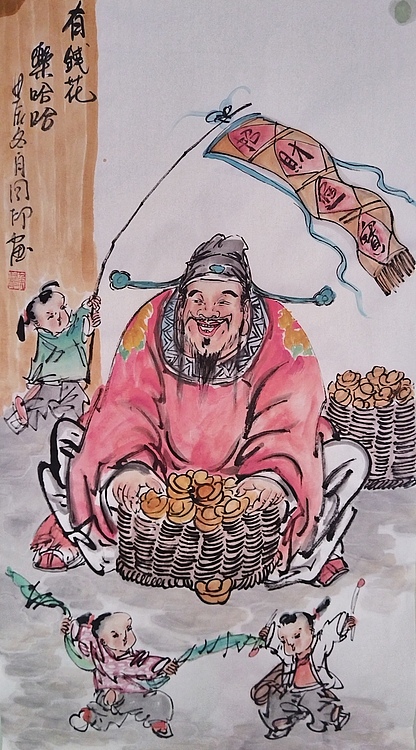 河北省美术家协会会员 侯同印 人物