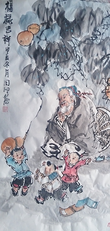 河北省美术家协会会员 侯同印 人物
