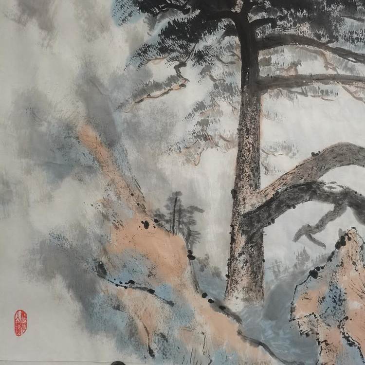 秦广宁 迎客松