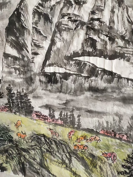 范立志 雪山银装美如画