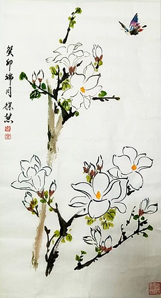 当代花鸟画家 徐慧 精品国画花鸟