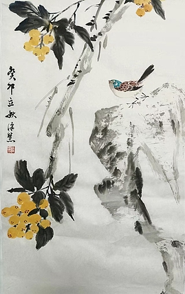 当代花鸟画家 徐慧 精品国画花鸟