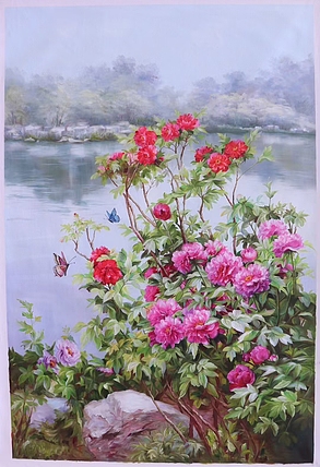 胡冰 纯手绘精品油画80✘120CM