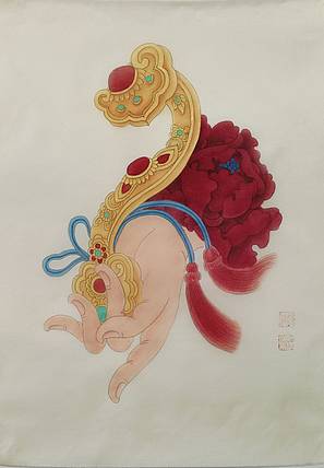 永遇乐 工笔 绢本