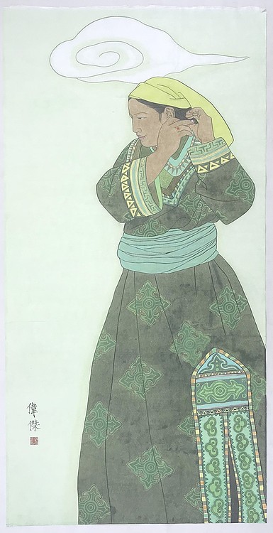 内蒙古美术家协会会员 方伟杰