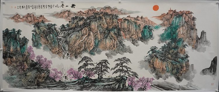 丈二巨幅 &mdash;&mdash; 中国美术家协会会员 余新民
