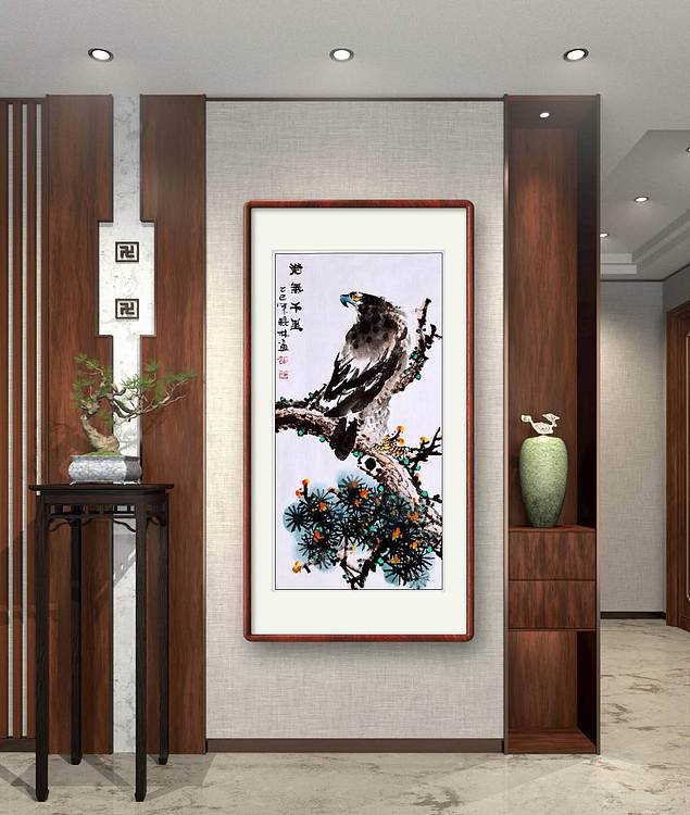 高晓林 （5058）国家一级美术师，江苏省美协会员《浩气千里》