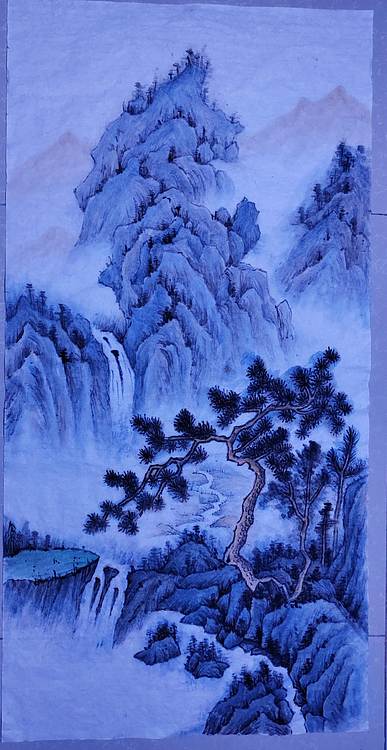 贝淑范 山间幽居