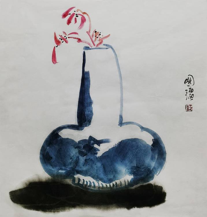 中国美术家协会会员 ，王国强 《兰香图》