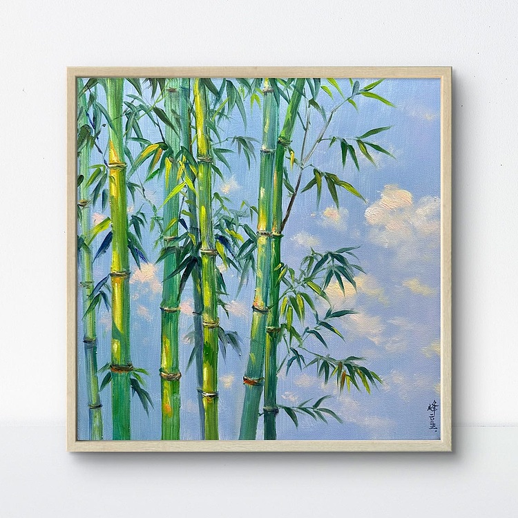 梁峰 晴空翠竹