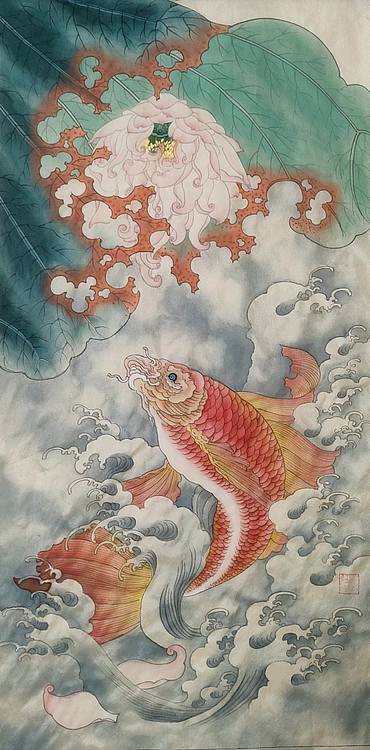 永遇乐 工笔 国画 绢本