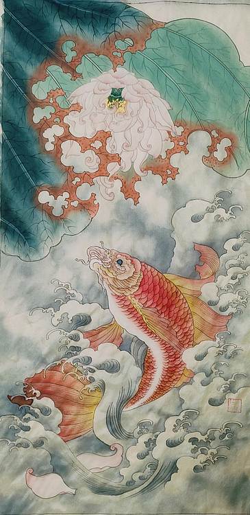 永遇乐 工笔 国画 绢本