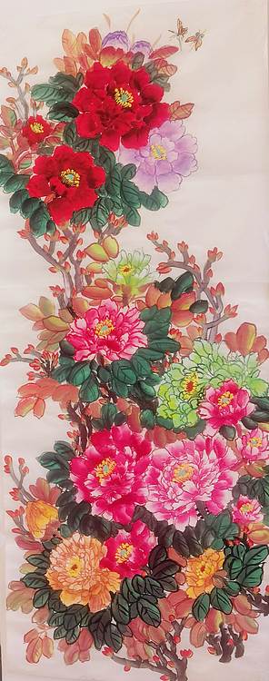 职业书画家 孟红 《花开富贵》