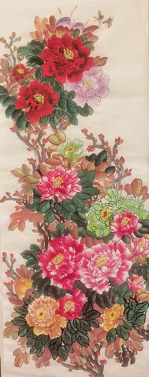 职业书画家 孟红 《花开富贵》