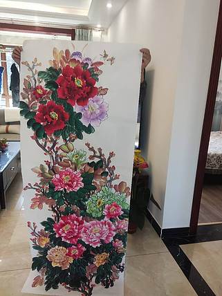 职业书画家 孟红 《花开富贵》