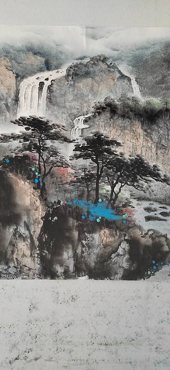 李华 飞泉舟渡