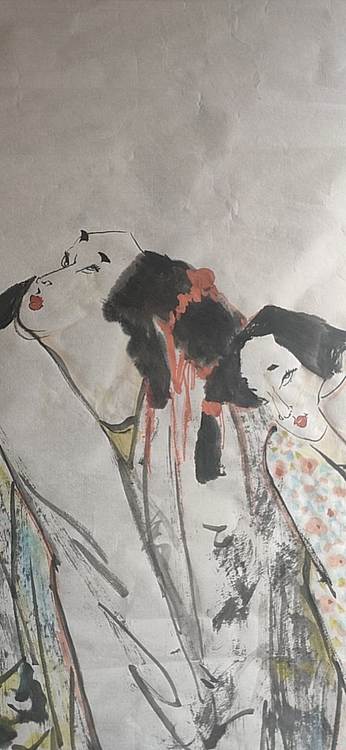 赵东方 仕女图