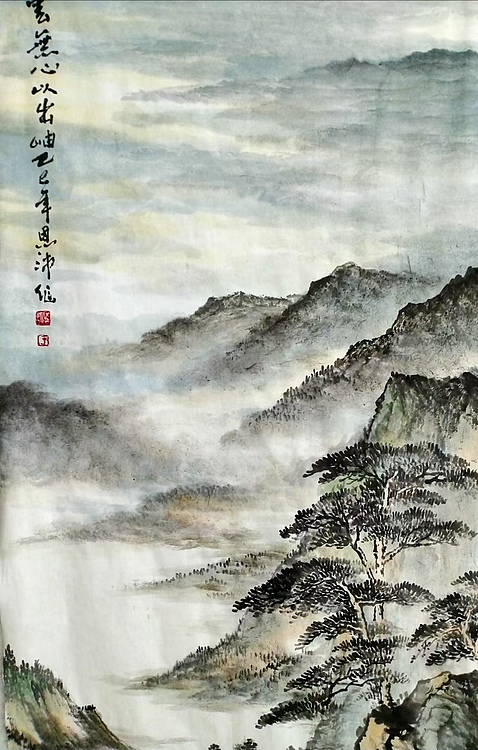 职业书画家 于恩沛 山水两幅