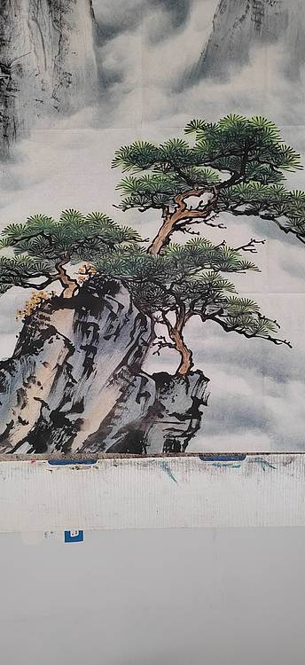 李华 名山晨韵
