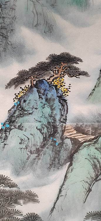 李华 高山隐居